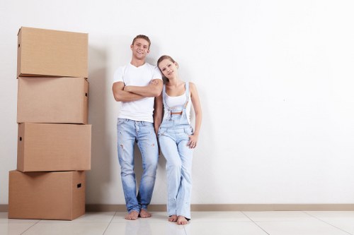 Man with van removal service helping with a local move in Winchmore Hill