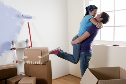Careful loading of furniture during a North London house move