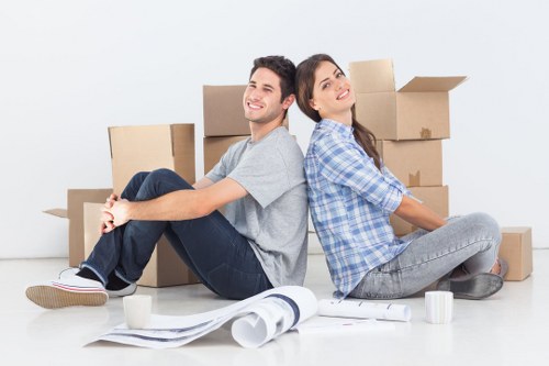 Commercial and home moving van transport around Winchmore Hill