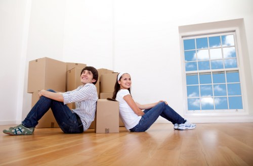Furniture removal and loading for a Winchmore Hill property