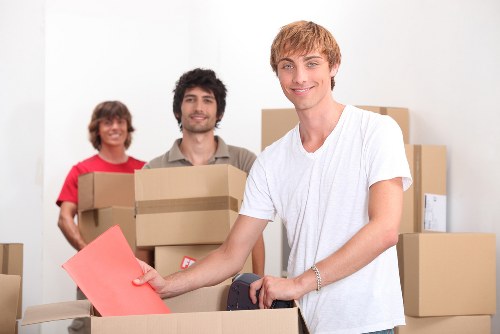 Packing and furniture handling for a Winchmore Hill house move